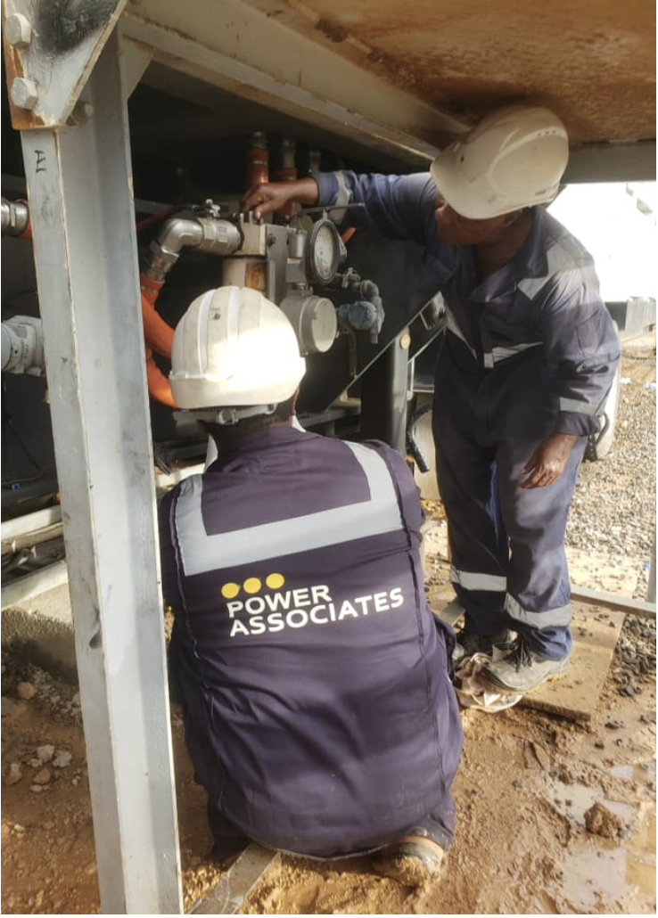 Operation and maintenance of Mtwara TM16 gas turbine